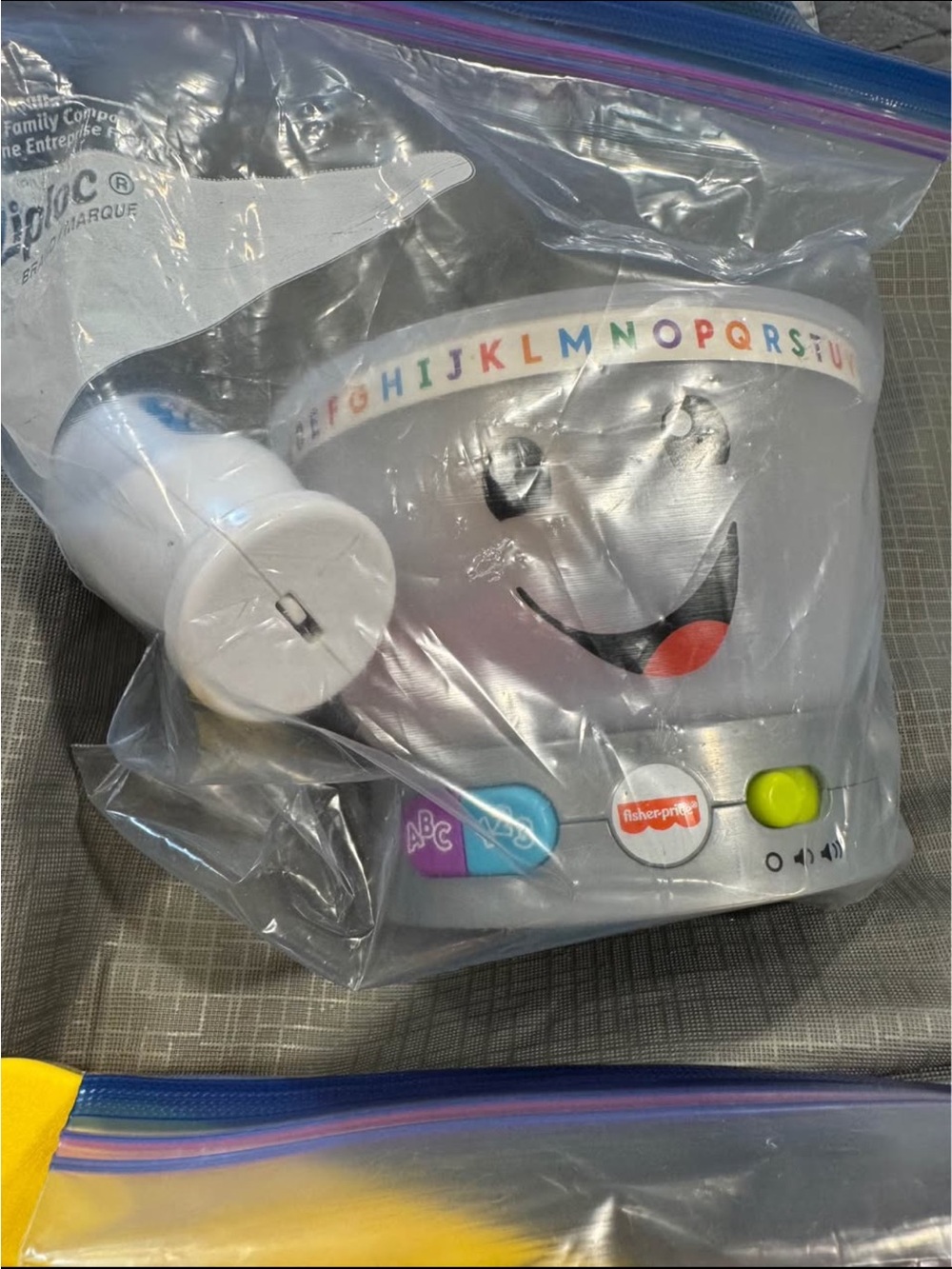 Fisher-Price Silver Learning Projector with Multicolor Alphabet Accents